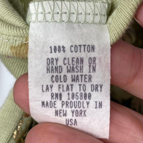 Paris IQ Vintage Top Large 90s Y2K Jersey Knit Button Top Asymmetrical Fairy - Picture 4 of 9